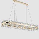 Ritz - Crystall Ball Oval Chandelier